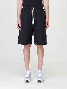マルセロブロンカウンティオブミラン MARCELO BURLON COUNTY OF MILAN ショーツ メンズ ブラック Shorts CMCB007S24FAB001 Black 関税 送料無料 ラッピング無料 2024SS gi