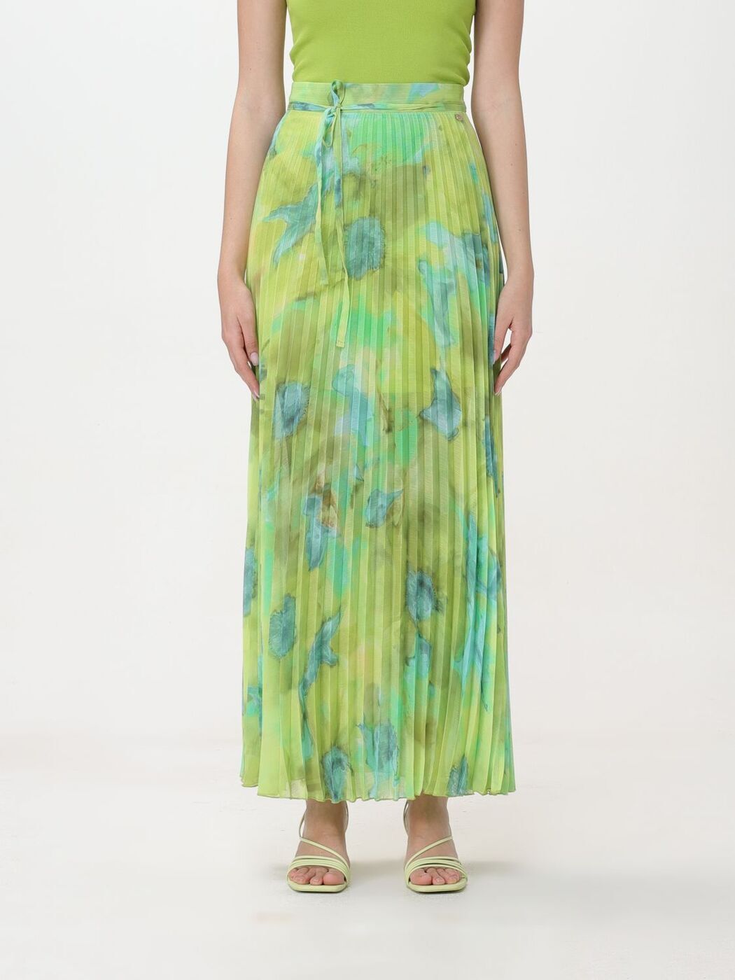 塼 硼 LIU JO  ǥ ꡼ Skirts CA4442TS063 Green  ̵ åԥ̵...