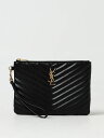 クラッチバッグ SAINT LAURENT PARIS イヴ サンローラン ブラック Black クラッチバッグ レディース 春夏2024 379039CWU01 【関税・送料無料】【ラッピング無料】 gi