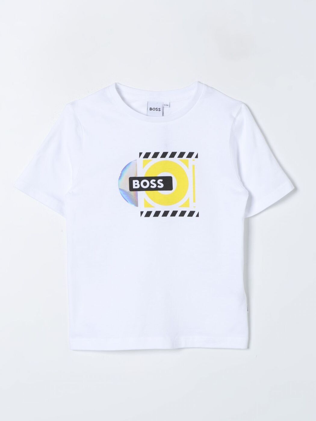 BOSS KIDSWEAR ボスキッズウェア ホワイト White Tシャツ ボーイズ 春夏2024 J51005 【関税・送料無料】【ラッピング無料】 gi