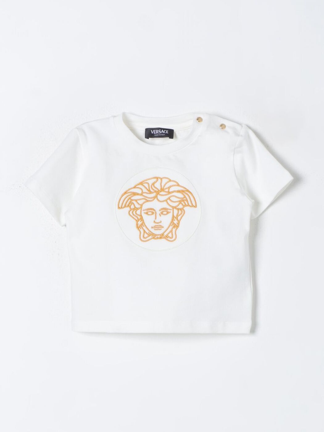 【楽天スーパーSALE!!30000円以上2000円OFFクーポン対象】 YOUNG VERSACE ヤングヴェルサーチ ホワイト White トップス ベビーユニセックス 春夏2024 10133891A09537 【関税・送料無料】【ラッピング無料】 gi