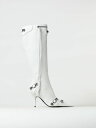 【15,000円以上1,000円OFF!!】 BALENCIAGA バレンシアガ ホワイト White ブーツ レディース 春夏2024 694395WAD4E 【関税・送料無料】【ラッピング無料】 gi