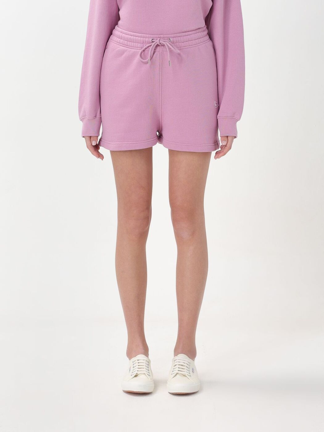 【本日ポイント4倍!!】 メゾン キツネ MAISON KITSUNE デニムショーツ ショーツ レディース ピンク Denim shorts MW01113KM0321 Pink 関税 送料無料 ラッピング無料 2024SS gi