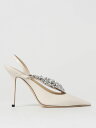 JIMMY CHOO ジミーチュウ ホワイト White パンプス レディース 春夏2024 FLOS100BDH 【関税・送料無料】【ラッピング無料】 gi