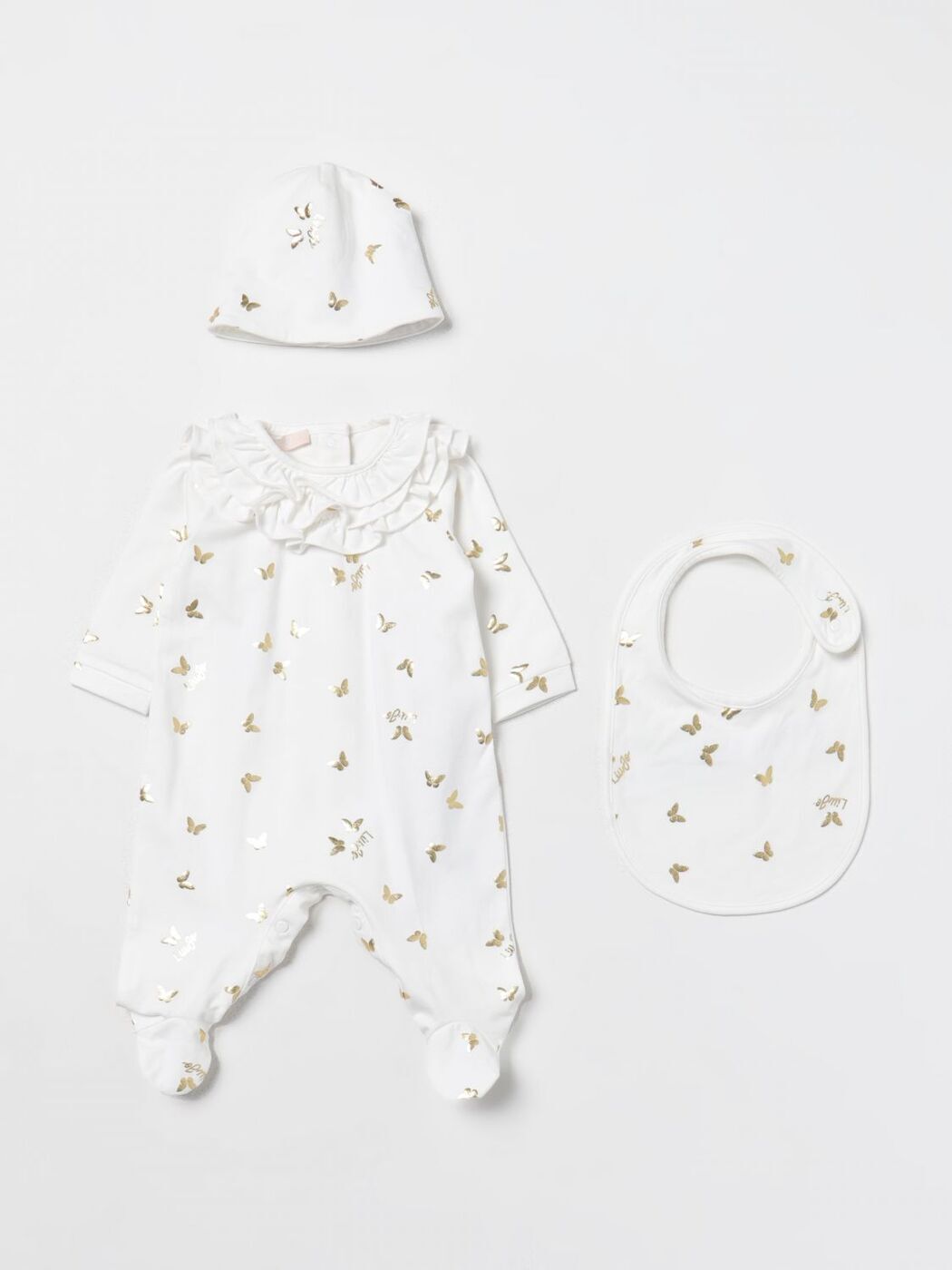 【楽天スーパーSALE!!15000円以上1000円OFFクーポン対象】 LIU JO KIDS リュー ジョーキッズ ホワイト White ベビーウェア ベビーユニセックス 春夏2024 HA4045J0088 【関税・送料無料】【ラッピング無料】 gi