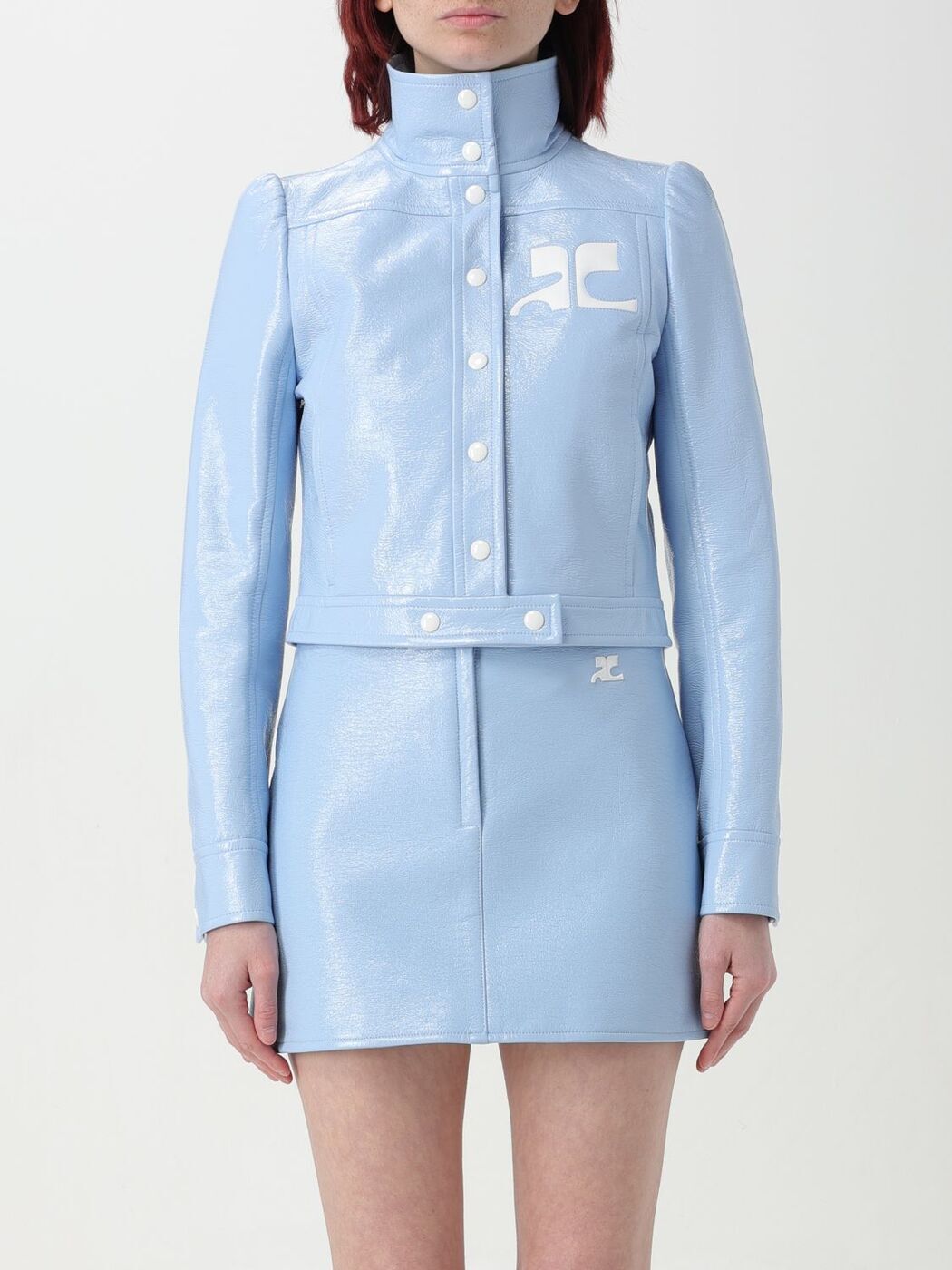 【0のつく日は全商品ポイント4倍】 COURREGES クレージュ ブルー Blue ジャケット レディース 春夏2024 PERCBL005VY0014 【関税・送料無料】【ラッピング無料】 gi