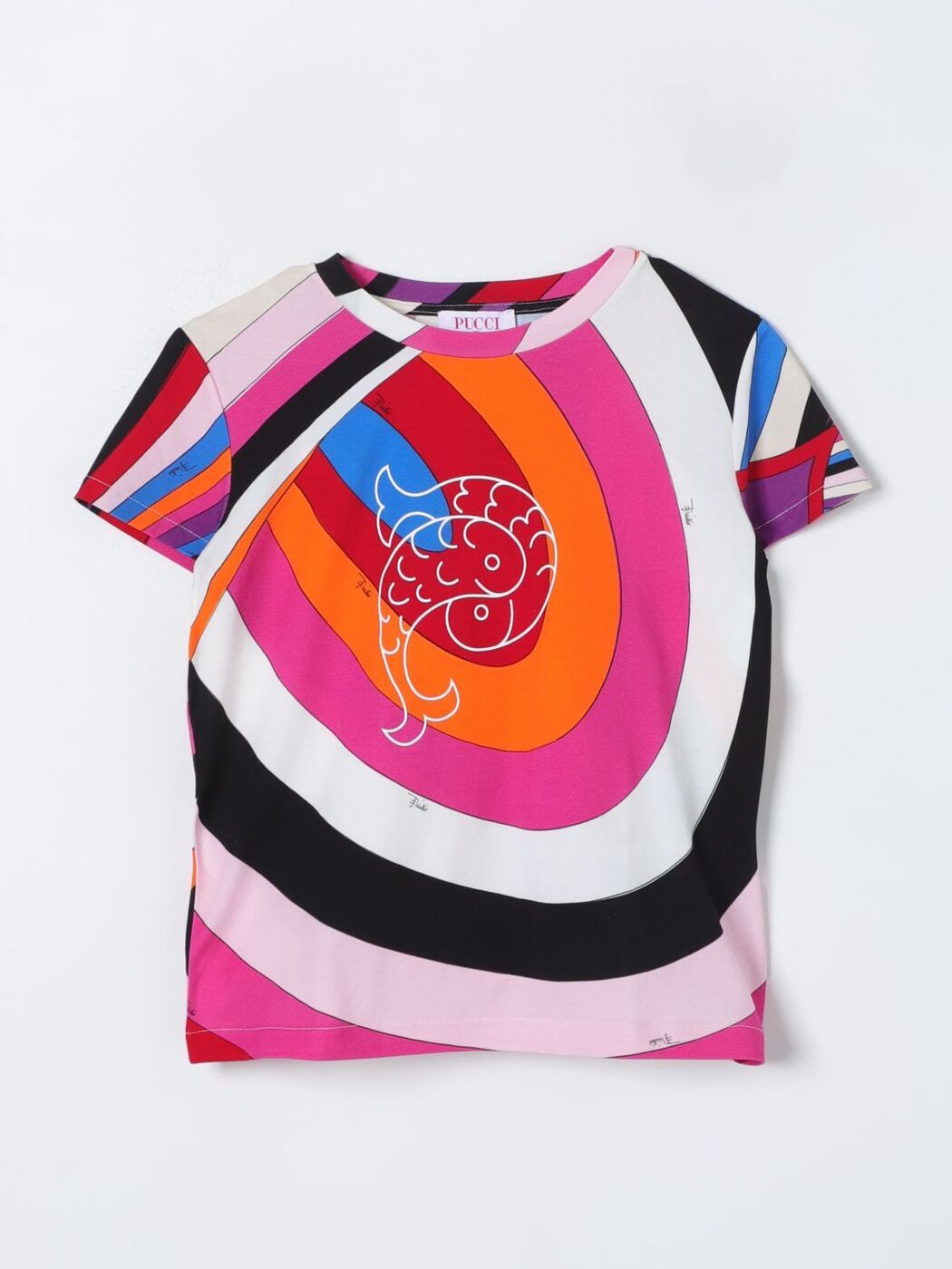 EMILIO PUCCI JUNIOR エミリオ プッチジュニア マルチカラー Multicolor Tシャツ ガールズ 春夏2024 PU8A21J0369 【関税・送料無料】【ラッピング無料】 gi