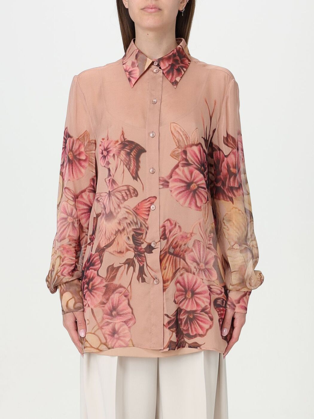 ٥륿 եåƥ ALBERTA FERRETTI  ǥ ԥ Shirts 02240151 Pink  ...