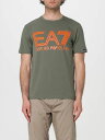 イーエーセブン EA7 Tシャツ メンズ グレー T-shirts 3DPT37PJMUZ Grey 関税 送料無料 ラッピング無料 2024SS gi