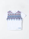 【土日限定！15000円以上で1000円OFF】 MISSONI ミッソーニ ホワイト White トップス ベビーユニセックス 春夏2024 MU8511J0177 【関税・送料無料】【ラッピング無料】 gi