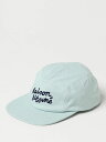 MAISON KITSUNE メゾン キツネ ブルー Blue 帽子 メンズ 春夏2024 LM06108WW0095 【関税・送料無料】【ラッピング無料】 gi