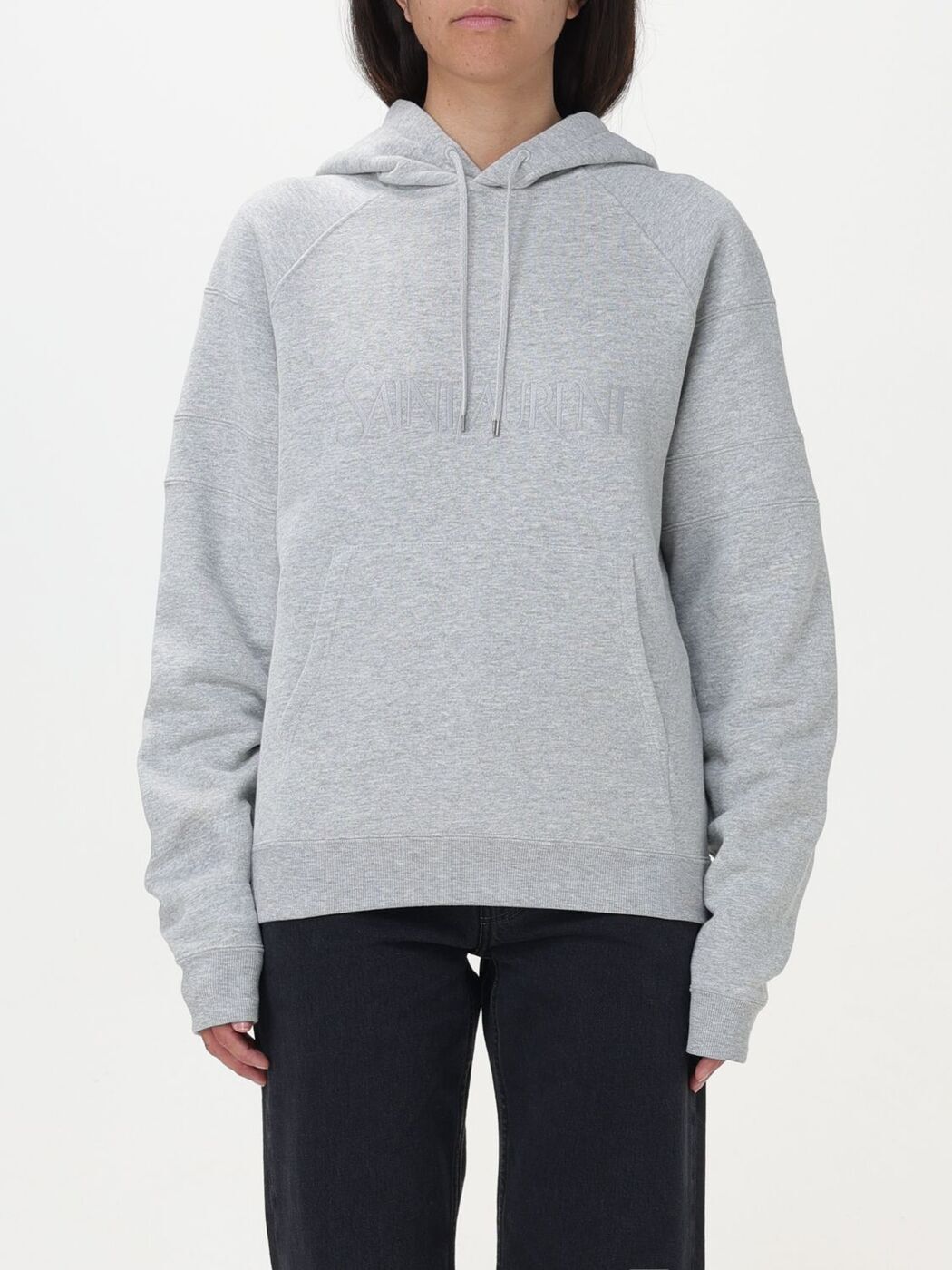 イヴ サンローラン SAINT LAURENT PARIS トレーナー レディース グレー Sweatshirts 728319 Y37GY Grey 関税 送料無料 ラッピング無料 2024SS giのサムネイル