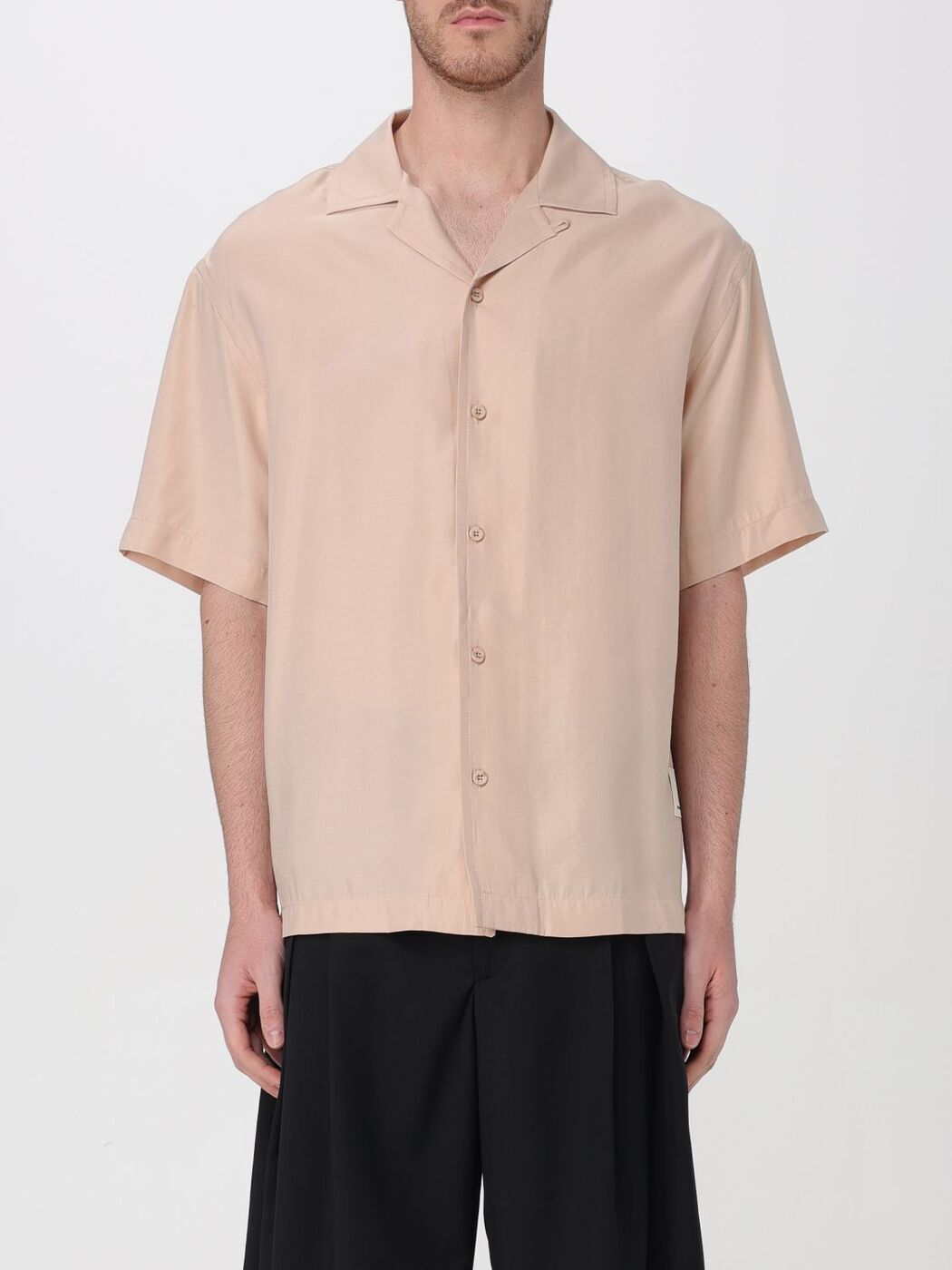 【土日限定クーポン配布中！】 EMPORIO ARMANI エンポリオ アルマーニ ベージュ Beige シャツ メンズ 春夏2024 3D1C6L1K3WZ 【関税・送料無料】【ラッピング無料】 gi