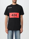 【10周年記念クーポン！P4倍！】 424 フォートゥーフォー ブラック Black Tシャツ メンズ 秋冬2023 35424M04236531 【関税・送料無料】【ラッピング無料】 gi