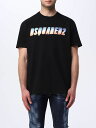 【10周年記念クーポン！P4倍！】 DSQUARED2 ディースクエアード ブラック Black Tシャツ メンズ 秋冬2023 S74GD1156S23009 【関税・送料無料】【ラッピング無料】 gi