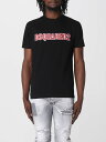 【10周年記念クーポン！P4倍！】 DSQUARED2 ディースクエアード ブラック Black Tシャツ メンズ 秋冬2023 S74GD1164S23009 【関税・送料無料】【ラッピング無料】 gi