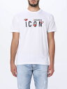 【10周年記念クーポン！P4倍！】 DSQUARED2 ディースクエアード ホワイト White Tシャツ メンズ 秋冬2023 S79GC0076S23009 【関税・送料無料】【ラッピング無料】 gi