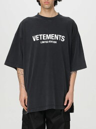 VETEMENTS ヴェトモン ブラック Black Tシャツ メンズ 春夏2024 UE64TR800K 【関税・送料無料】【ラッピング無料】 gi