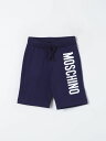 【15,000円以上1,000円OFF!!】 MOSCHINO KIDS モスキーノ・キッズ ブルー Blue ショーツ ボーイズ 春夏2024 HQQ007LDA27 【関税・送料無料】【ラッピング無料】 gi