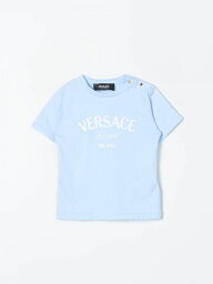 【15,000円以上ご購入で1,000円OFF！】 YOUNG VERSACE ヤングヴェルサーチ ブルー Blue トップス ベビーユニセックス 春夏2024 10001021A10796 【関税・送料無料】【ラッピング無料】 gi