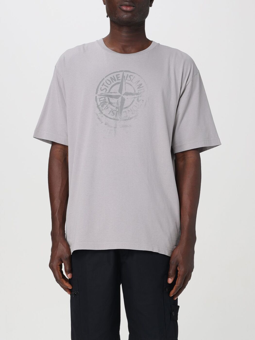 STONE ISLAND ストーン アイランド グレー Grey Tシャツ メンズ 春夏2024 2RC87 【関税・送料無料】【ラッピング無料】 gi