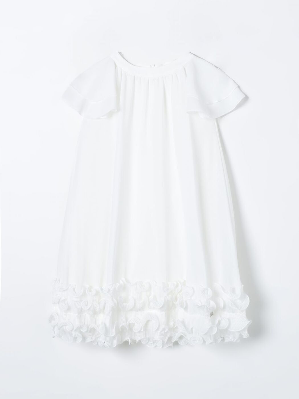 LIU JO KIDS リュー ジョーキッズ ホワイト White ドレス ガールズ 春夏2024 GA4172T5142 【関税・送料..