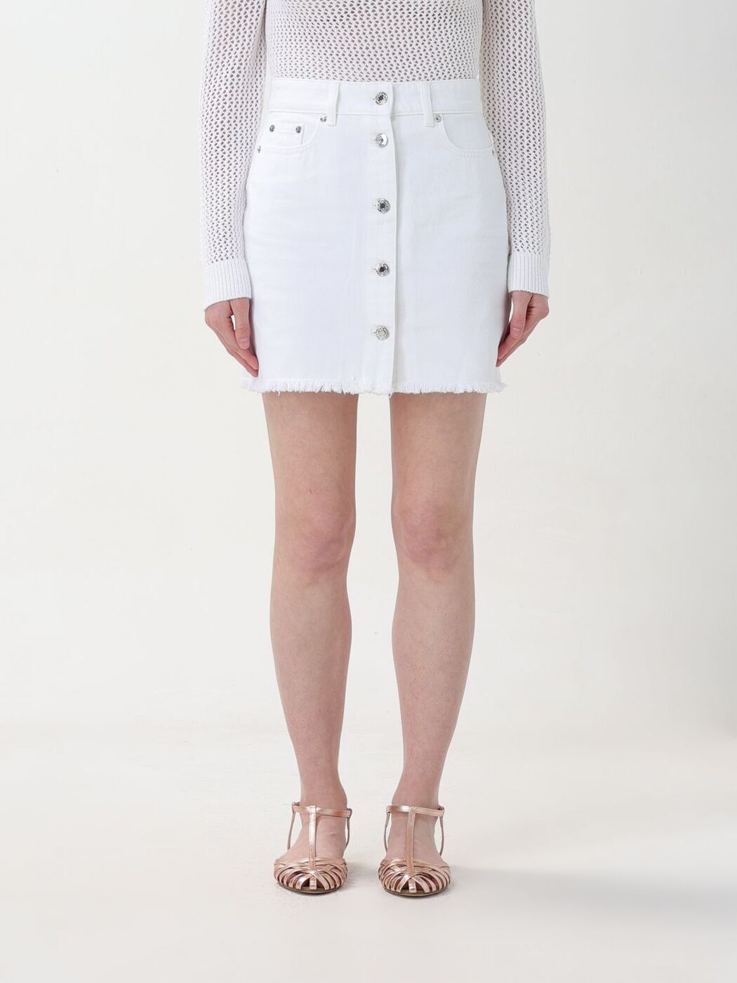 ޥ륳 MICHAEL KORS  ǥ ۥ磻 Skirts MS470CO80V White  ̵ ...