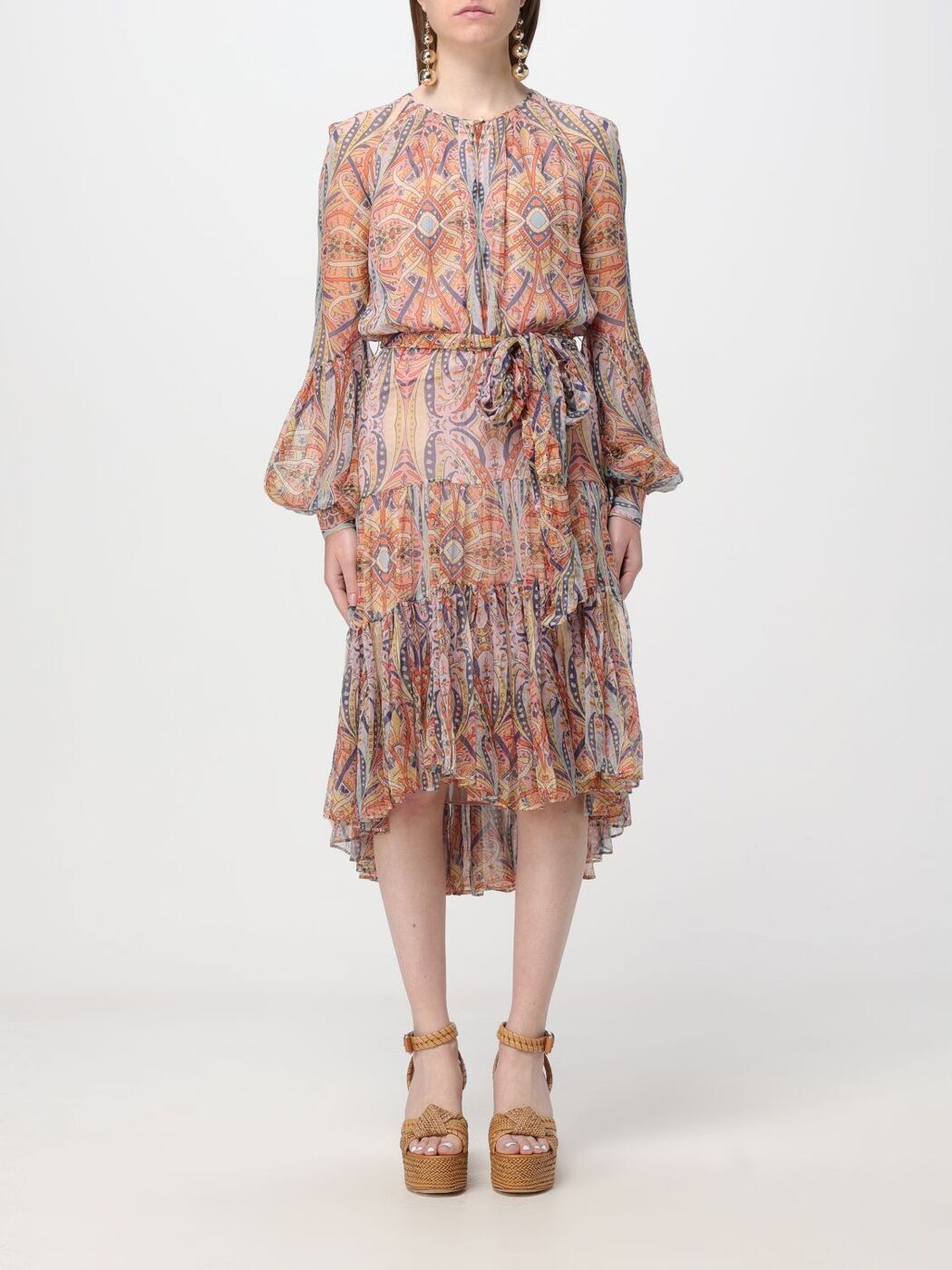 ETRO ȥ ޥ顼 Multicolor ɥ쥹 ǥ ղ2024 WRHA001399SA147 ڴǡ̵ۡڥåԥ̵ gi