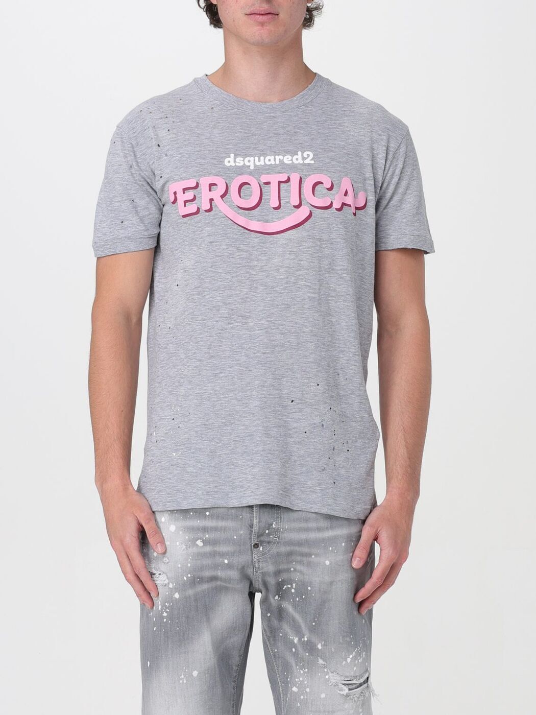 ǥ DSQUARED2 T  졼 T-shirts S74GD1250S22146 Grey  ̵...