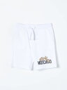 【15,000円以上1,000円OFF!!】 MOSCHINO KIDS モスキーノ・キッズ ホワイト White ショーツ ボーイズ 春夏2024 HUQ01OLCA19 【関税・送料無料】【ラッピング無料】 gi