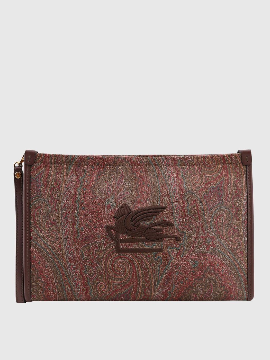 【土日限定クーポン配布中！】 ETRO エトロ ブラウン Brown クラッチバッグ レディース 春夏2024 WP2C0006AA001 【関税・送料無料】【ラッピング無料】 gi