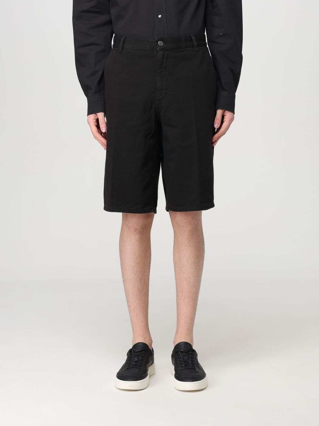 ɥå DONDUP 硼  ֥å Shorts UP645BF0014PTD Black  ̵ åԥ̵...