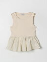 モンクレール MONCLER ポロシャツ トップス ガールズ ベージュ Polo shirts 8P0000189AHP Cream 関税 送料無料 ラッピング無料 2024SS gi