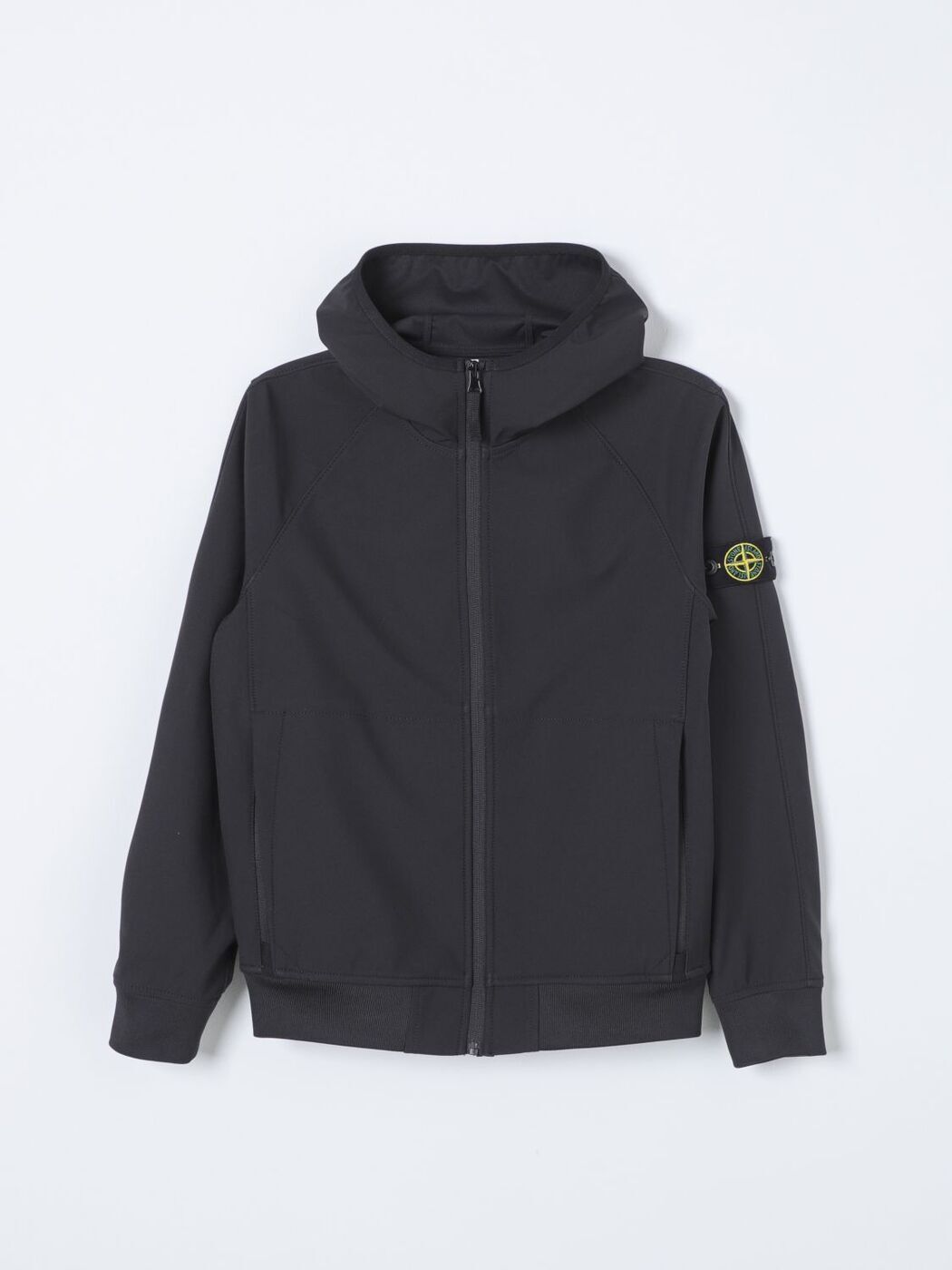 【土日限定クーポン配布中！】 STONE ISLAND JUNIOR ストーン アイランド ブラック Black ジャケット ..