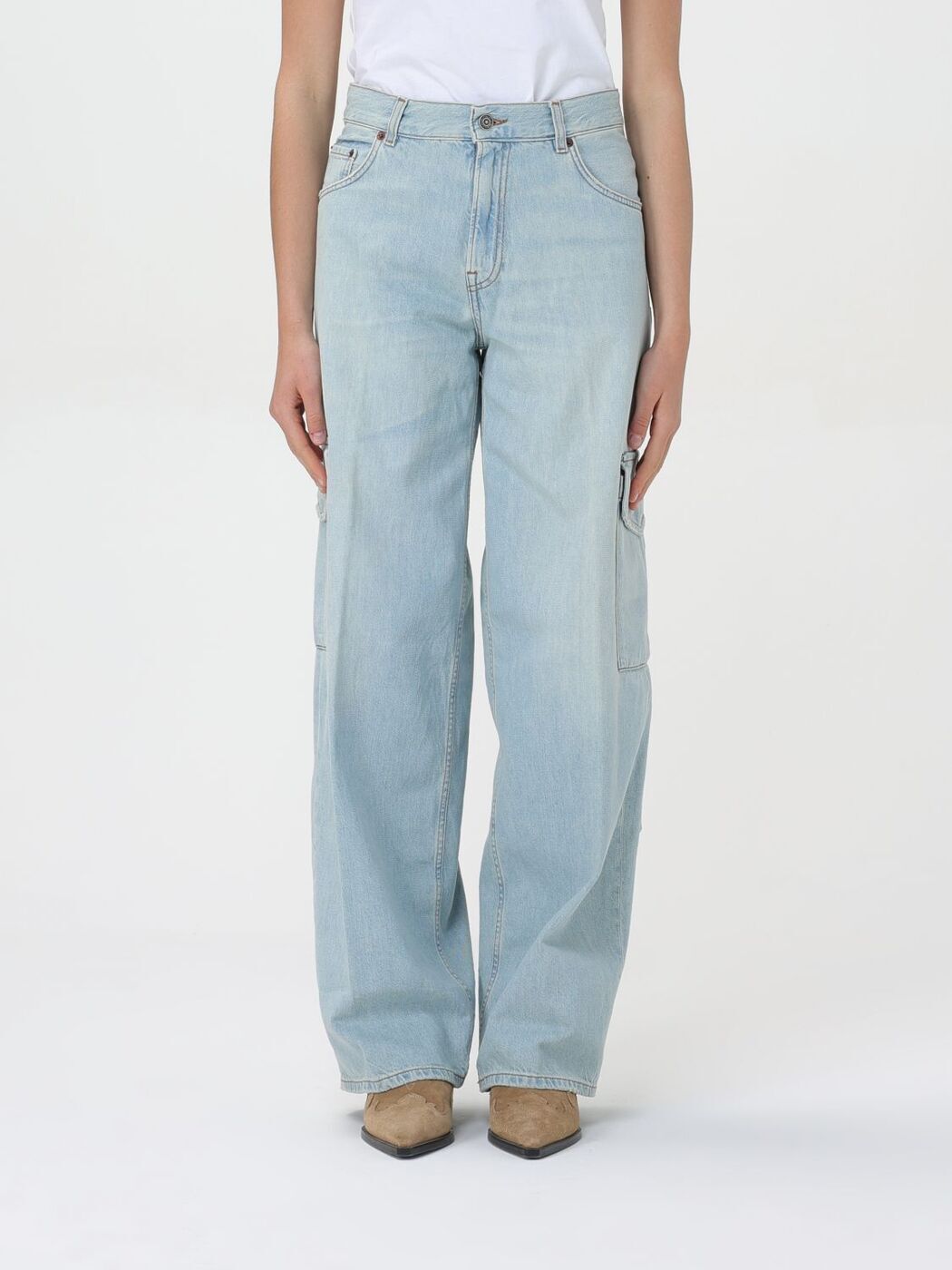 HAIKURE ハイクレ ブルー Denim デニム レディース 春夏2024 HEW03308DF127 【関税・送料無料】【ラッピング無料】 gi