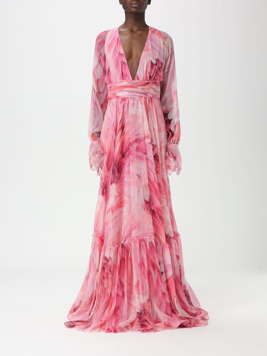 ROBERTO CAVALLI ٥ Х ԥ Pink ɥ쥹 ǥ ղ2024 SWT123CKL71 ڴǡ̵ۡڥåԥ̵ gi