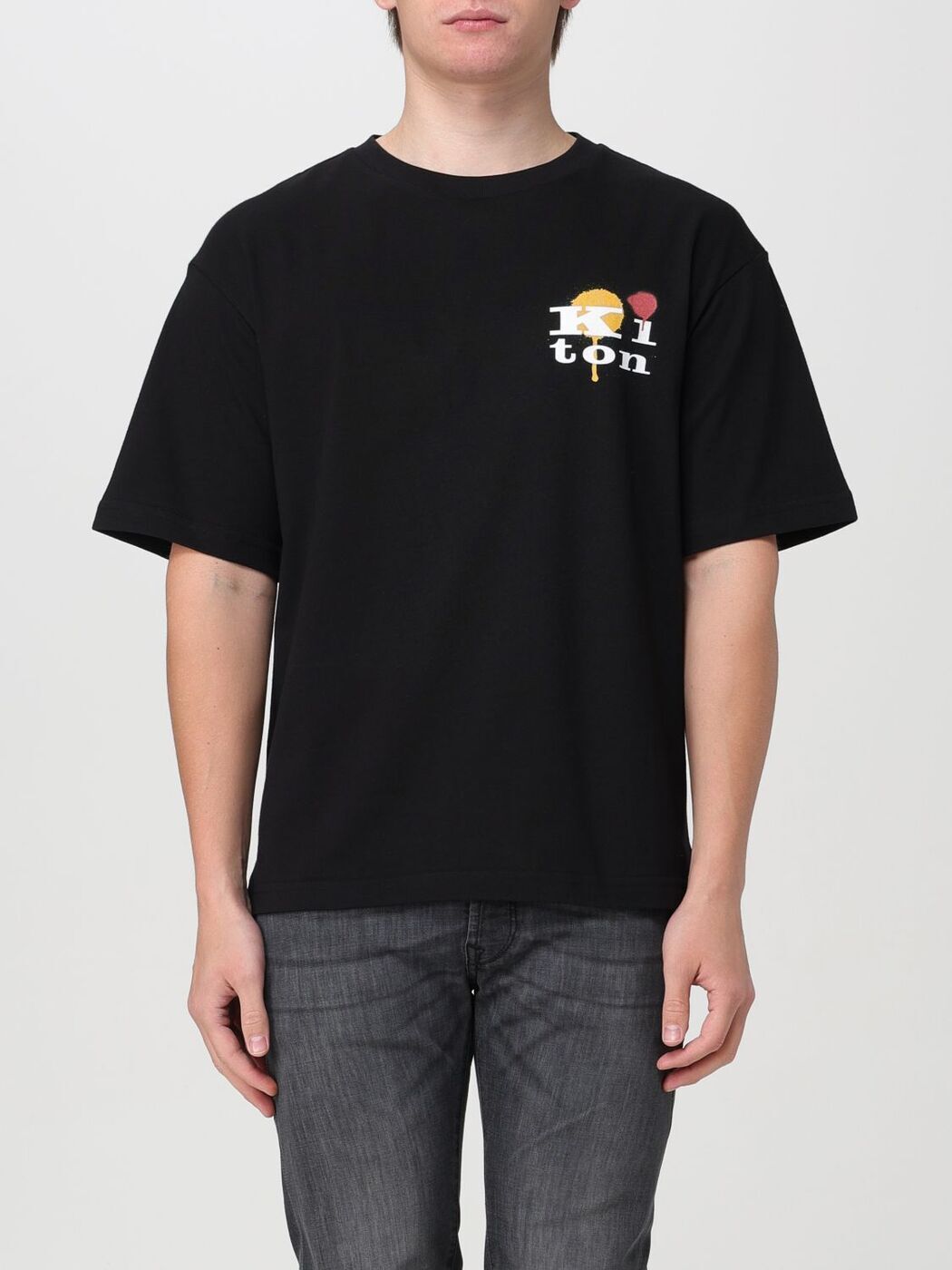 KITON Tシャツ VIP価格 送料無料 コットン ロゴ Tシャツ 楽天市場】Tシャツ(ブランドキートン)(メンズファッション