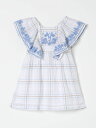 タルティーヌ・エ・ショコラ TARTINE ET CHOCOLAT ロングドレス ドレス ガールズ ホワイト Long dresses TY30162 White 関税 送料無料 ラッピング無料 2024SS gi