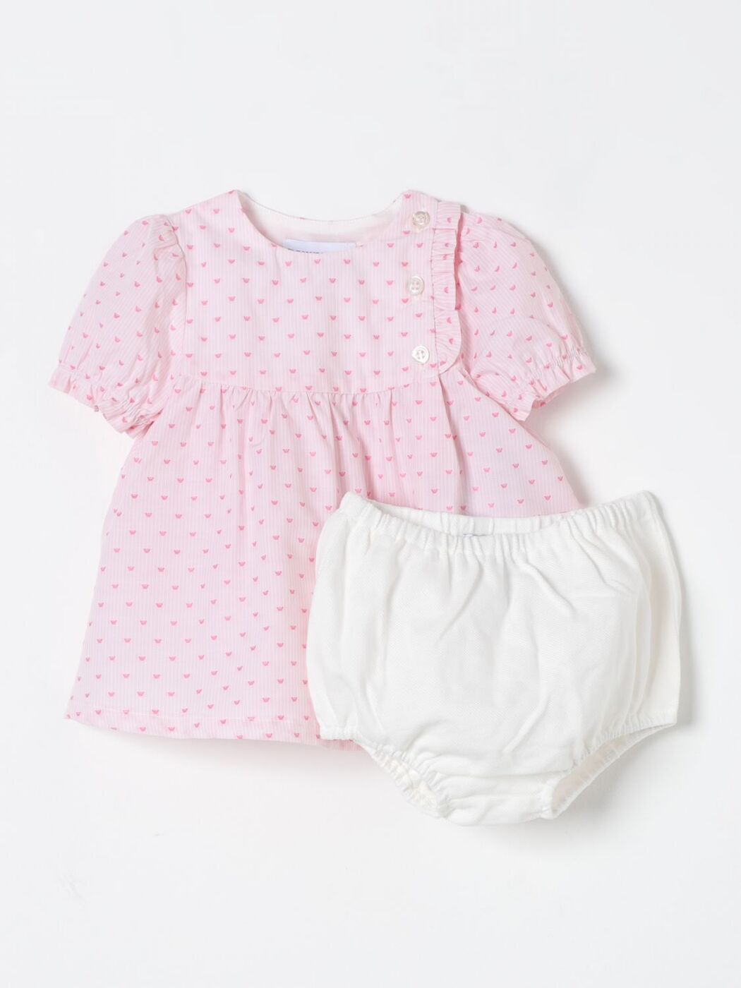 アルマーニベビー　ベビー服 【本日5の付く日ポイント4倍!】 EMPORIO ARMANI KIDS エンポリオ・アルマーニキッズ ピンク Pink ベビーウェア ベビーユニセックス 春夏2024 3DDV03NN0QZ 【関税・送料無料】【ラッピング無料】 gi