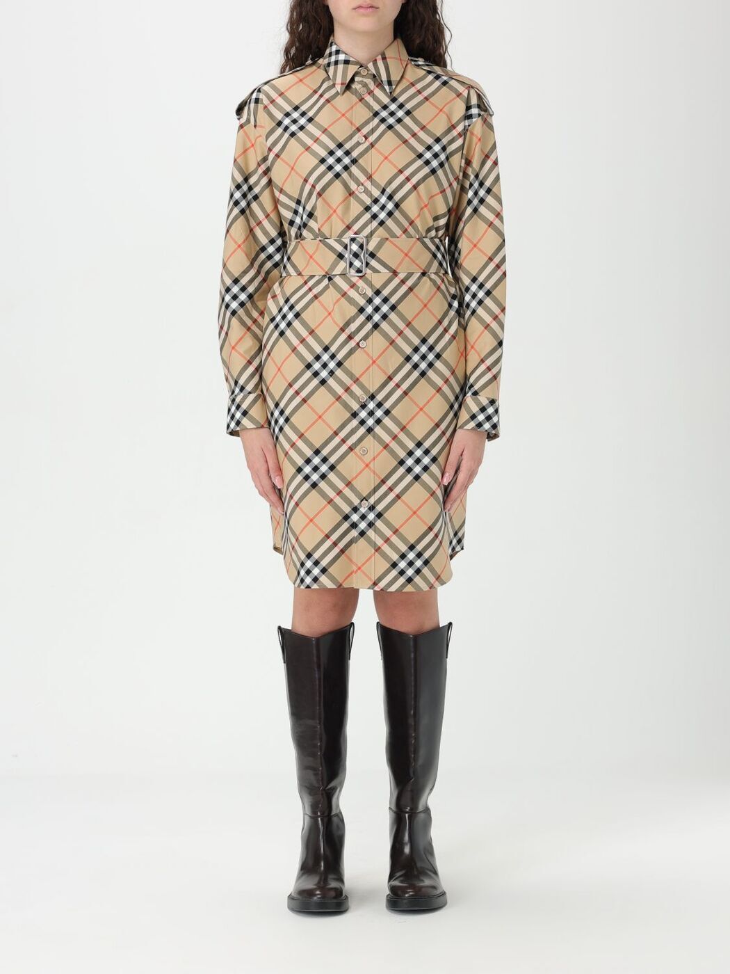 СХ꡼ BURBERRY ԡ ɥ쥹 ǥ ١ Dresses 8086610 Beige  ̵ åԥ̵ 2025SS gi