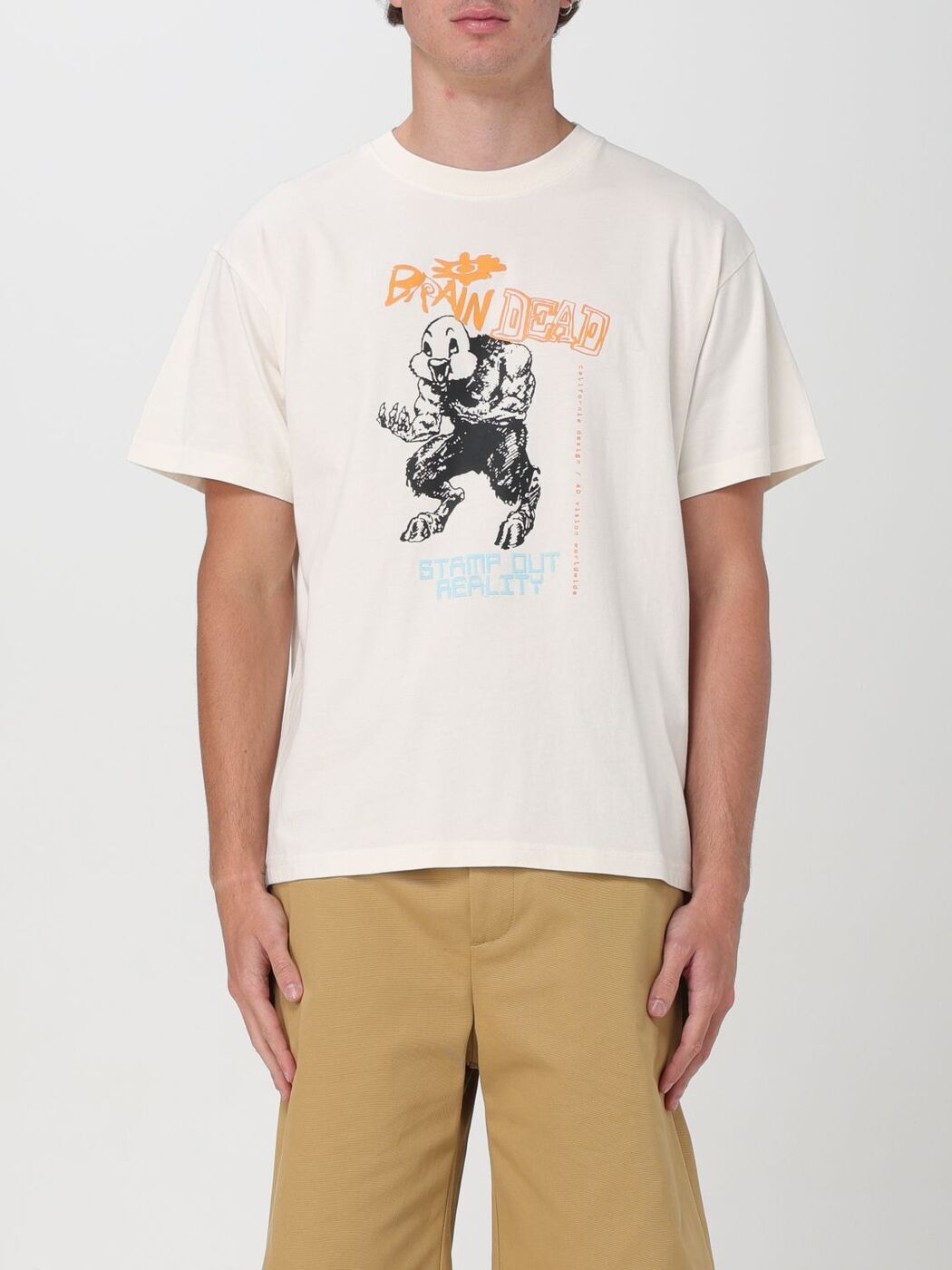 BRAIN DEAD ブレインデッド ベージュ Beige Tシャツ メンズ 春夏2024 T00003842WH 【関税・送料無料】【ラッピング無料】 giのサムネイル