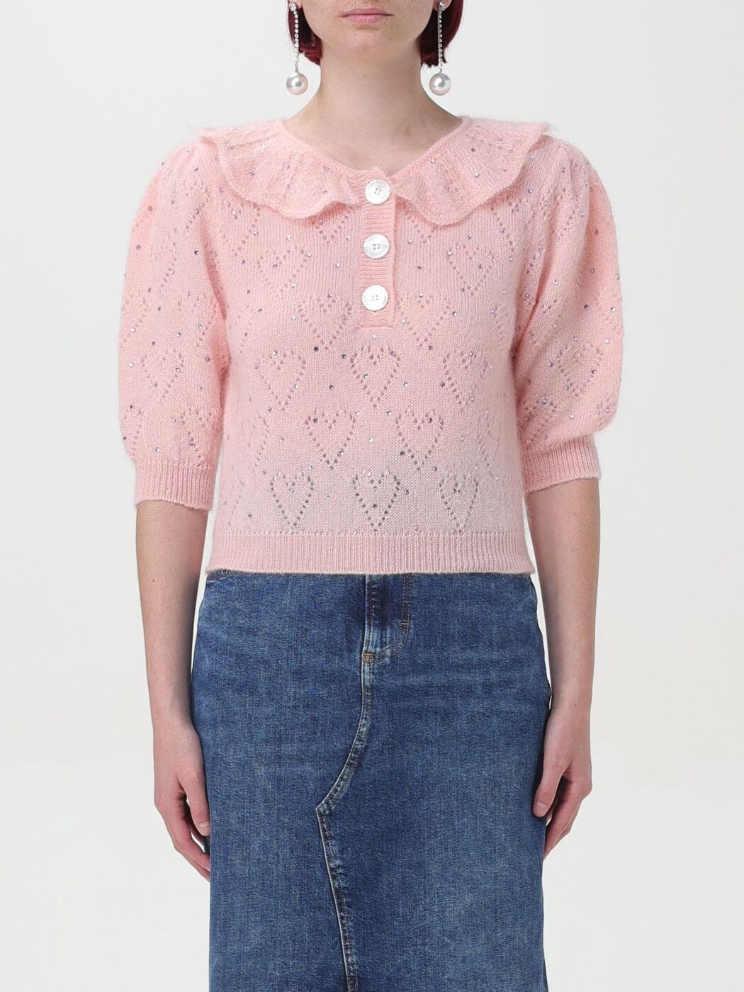 ݥ4!! åɥ å ALESSANDRA RICH  ˥åȥ ǥ ԥ Knitwea...