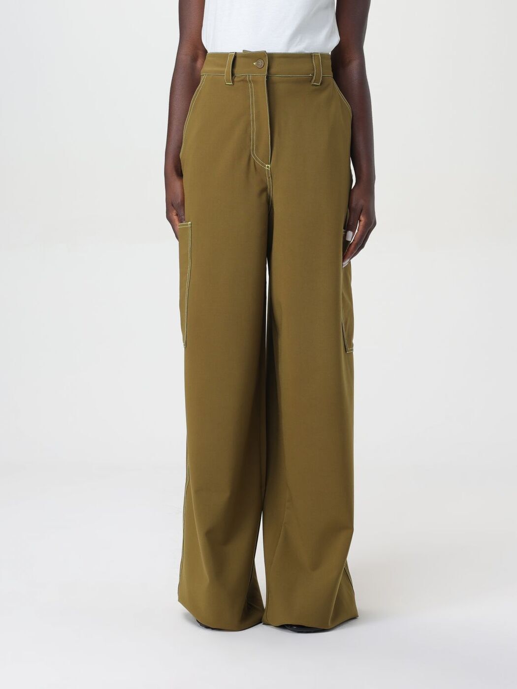 ͥ SUNNEI ܥ ѥ ǥ ꡼ Trousers PRTWWBOT015 Green  ̵ åԥ...