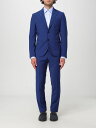 【最大10,000円OFFクーポン!!】 マニュエル・リッツ MANUEL RITZ フォーマル スーツ メンズ Formal Outfits 3630A3119240002 Gnawed Blue 関税 送料無料 ラッピング無料 2024SS gi