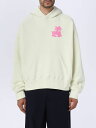 パーム エンジェルス PALM ANGELS スウェットシャツ トレーナー メンズ Sweatshirts PMBB058E23FLE004 Yellow Cream 関税 送料無料 ラッピング無料 2024AW gi