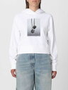 【本日ポイント4倍!!】 パーム エンジェルス PALM ANGELS トレーナー レディース ホワイト Sweatshirts PWBB022E23FLE001 White 関税 送料無料 ラッピング無料 2024AW gi