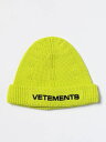 【15,000円以上1,000円OFF!!】 VETEMENTS ヴェトモン イエロー Yellow 帽子 メンズ 秋冬2023 UE54HA100Y 【関税・送料無料】【ラッピング無料】 gi