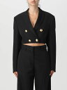 【本日ポイント4倍!!】 パーム エンジェルス PALM ANGELS スーツジャケット スーツ ジャケット レディース ブラック Suit Jackets PWEN032E23FAB001 Black 関税 送料無料 ラッピング無料 2024AW gi