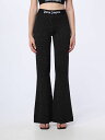 【本日ポイント4倍!!】 パーム エンジェルス PALM ANGELS ズボン パンツ レディース ブラック Trousers PWHG021E23KNI001 Black 関税 送料無料 ラッピング無料 2024AW gi