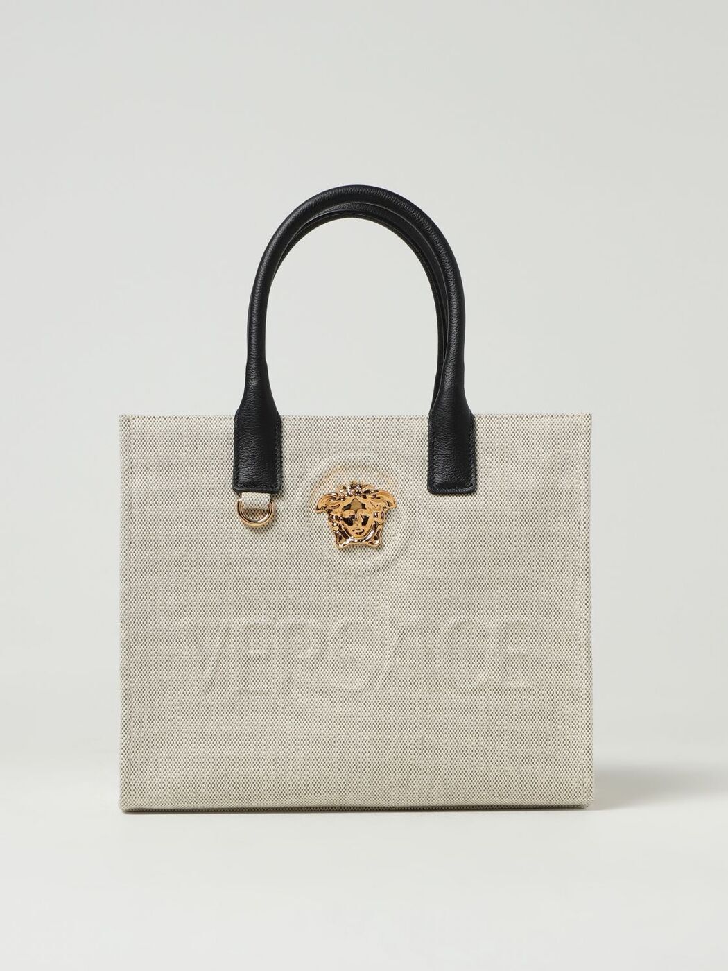 【土日限定クーポン配布中！】 VERSACE ヴェルサーチ ベージュ Beige トートバッグ レディース 春夏2024 10058611A03494 【関税・送料無料】【ラッピング無料】 gi